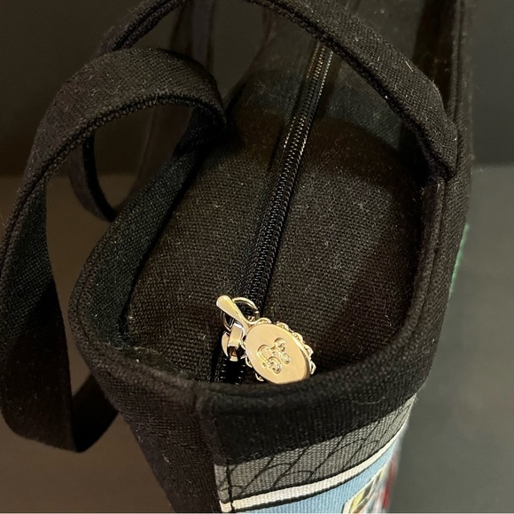 Lulu Guinness London Portobello House Tote Bag Trimmings Antiques Embroidered - Picture 5 of 13